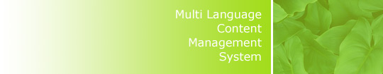 Multi Language Content Management System 3Dcms